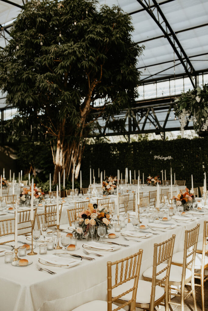 Planterra Conservatory wedding reception in West Bloomfield Township MI